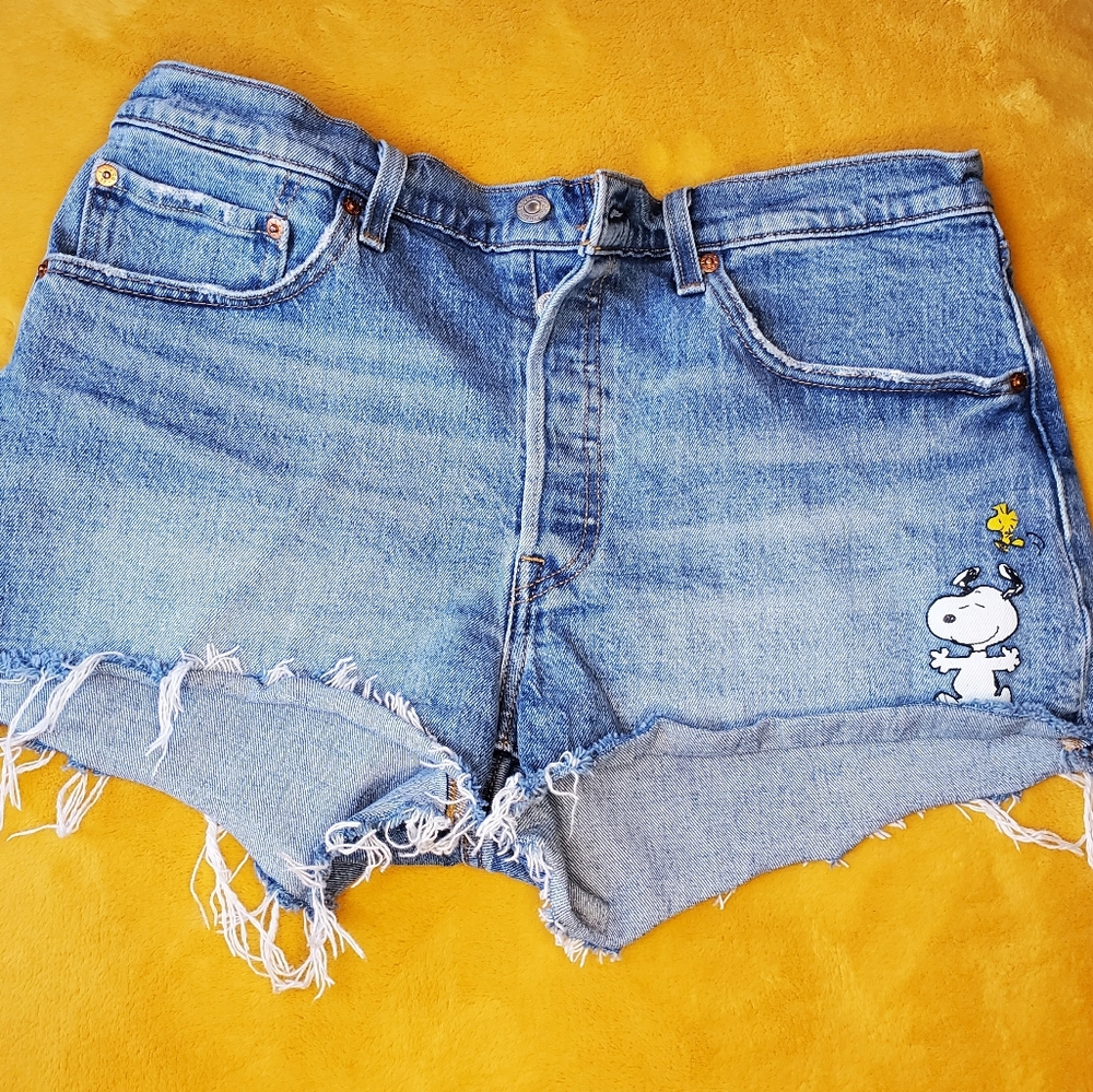 Levi's denim 501 cutoff shorts